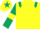 Yellow, Dark Green epaulets, Dark Green sleeves, Yellow armlets, Yellow cap, Dark Green star