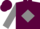 Maroon, maroon rr in gray diamond, gray sleeves