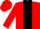 Red, black stripe, black armlet, red cap