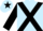 Light Blue, Black cross belts, sleeves and star on cap