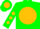 Green, gold ball, emblem (black tree), gold diamonds on sleeves