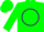 Green, green ''hla' in purple circle