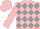PINK & GREY DIAMONDS, pink sleeves & cap
