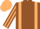Brown, beige braces, striped sleeves, beige cap