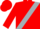 Red, silver sash, red cap