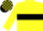 Yellow, Black hoop, check cap