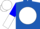 Royal blue, white ball,  blue 'w',  blue and white vertical halved sleeves, blue and white cap