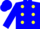 Blue, yellow dots, blue slvs