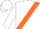 White, orange sash
