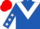Royal Blue, White chevron, Royal Blue sleeves, White stars, Red cap