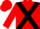 Red, black cross sashes, red cap