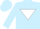 Light blue, white inverted triangle