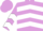 Plum, white chevrons, white chevrons on sleeves