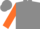 Grey, black & orange sleeves