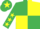 Emerald Green and Yellow (quartered), Emerald Green sleeves, Yellow stars and star on cap