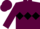Maroon, black triple diamond