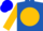 Royal blue, gold ball, blue 'w', gold diamond seam on sleeves, blue cap, gold visor and button