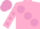 Pink, large Mauve spots, Pink sleeves, Mauve spots, Mauve cap
