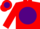 Red, purple disc
