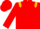 Red, gold epaulets