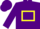 Purple, yellow hollow box