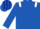 Royal blue,white epaulettes, light blue cap, dark blue stripes