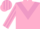 Pink, mauve chevron, striped sleeves, mauve and pink striped cap