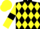 Black and Yellow diamonds, Yellow sleeves, Black armlets, Yellow cap