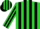 Lime & black stripes