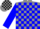 Gray, black 'ts'on blue block, blue blocks on slvs