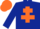Dark Blue, Orange Cross of Lorraine, Orange cap