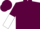 Maroon, navy 'n', maroon and white halved sleeves, maroon cap
