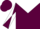 Maroon, white yoke and shamrocks, maroon and white diagonally quartered sleeves, maroon cap