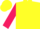 Yellow, red rose on front & sleeve