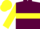 Maroon, Yellow hoop, sleeves and cap