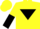 Yellow, black inverted triangle, halved sleeves
