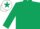 Dark Green, White cap, Dark Green star