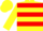 Yellow and Red Hoops, Yellow sleeves and cap