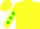 Yellow, green diamonds on sleeves, yellow cap