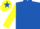 Royal Blue, Yellow sleeves, Yellow cap, Royal Blue star