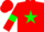 red, green star, green armlets, red cap