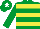 Emerald Green, Yellow hoops, Emerald Green cap, White star