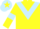Yellow, Light Blue chevron and armlets, Light Blue cap, Yellow star