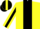 yellow,  black stripe