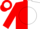Red and white halves, 'asj' on red and white ball