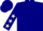 Navy blue, white 'gl', red and white stars on sleeves