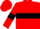 red, black hoop and armlets
