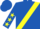 Royal Blue, Yellow Sash, Yellow Stars on Sleeves