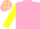 Pink, yellow stars, pink stars on yellow sleeves