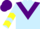 Light Blue, Purple chevron, Light Blue and Yellow chevrons on sleeves, Purple cap